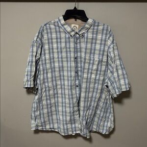 Men’s 4XL Button Down Short Sleeve